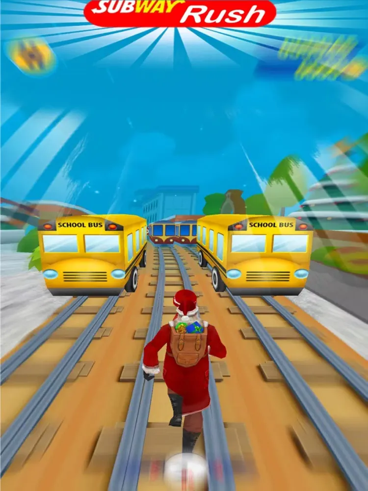 Subway Santa Runer iPad 应用截图