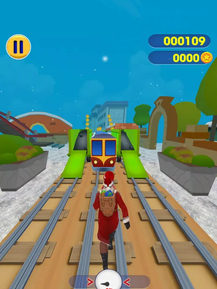 Subway Santa Runer iPad 应用截图