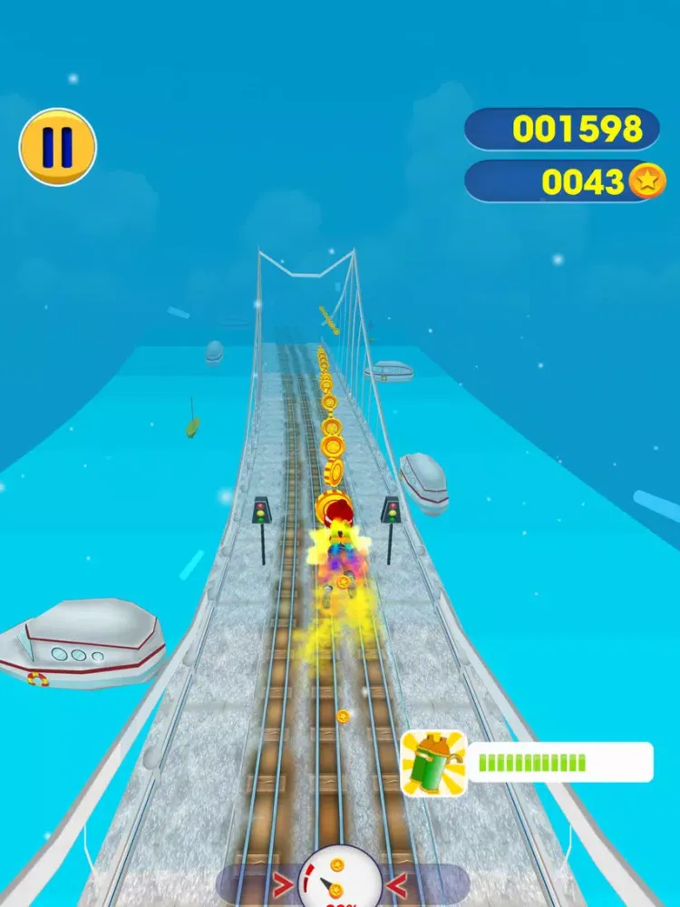 Subway Santa Runer iPad 应用截图