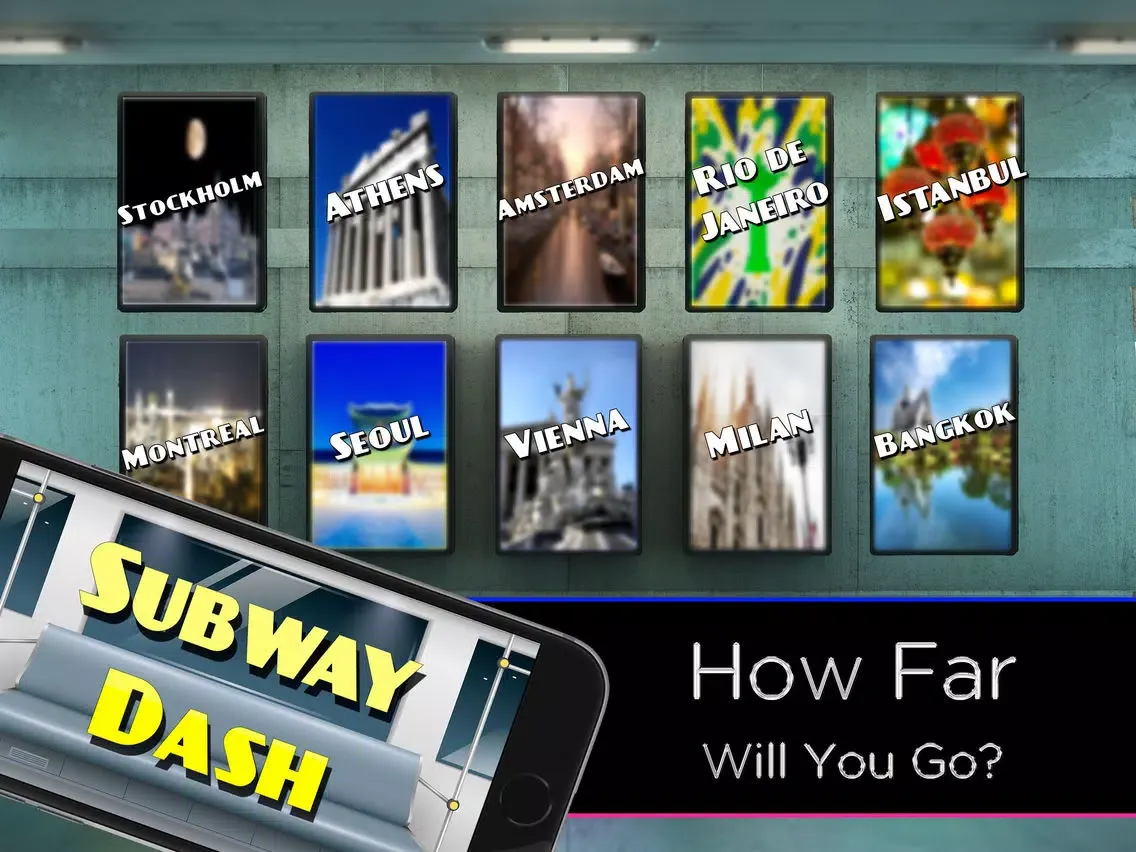 Capturas de pantalla de Subway Dash iPad 