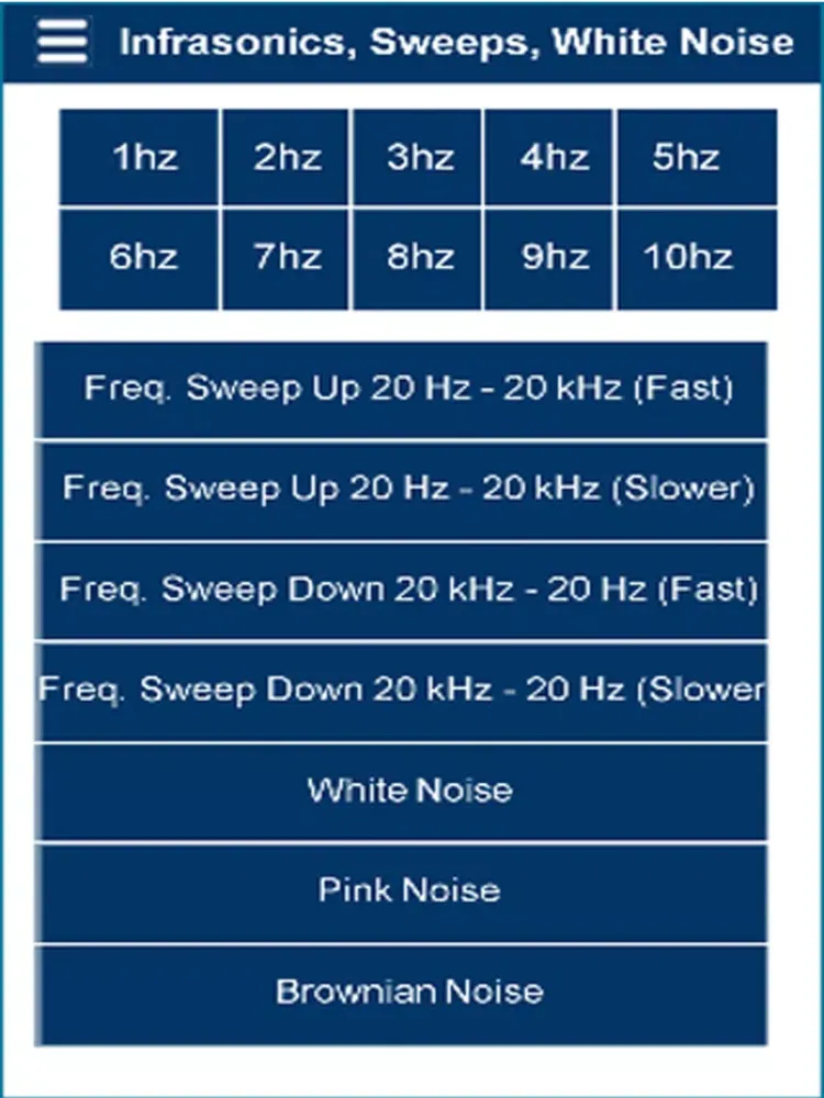 Subwoofer Bass Tester iPad  Ekran Görüntüleri