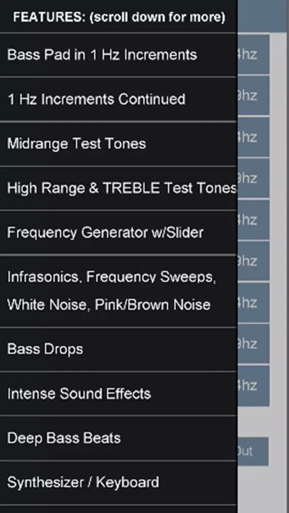 Subwoofer Bass Tester Ekran Görüntüleri