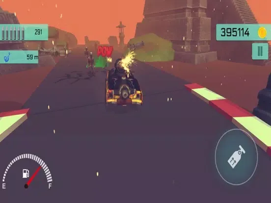 Zombie Shooter Car Battle Game iPad  Screenshots