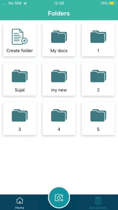 ภาพหน้าจอของ Document Scanner App!