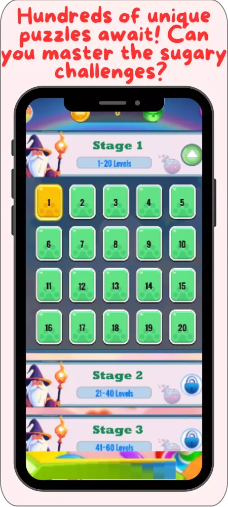 Capturas de tela do Sweet Swipe : Match 3 Games