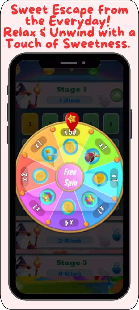 Capturas de tela do Sweet Swipe : Match 3 Games
