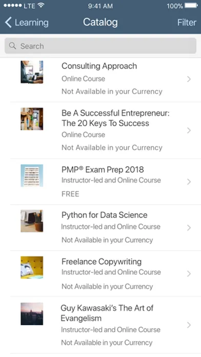 SAP Validated Learning Preview Screenshots