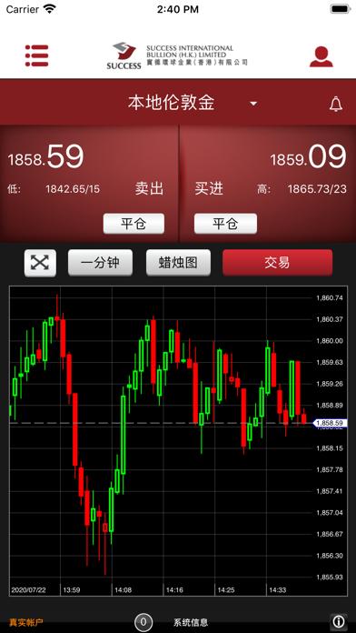 Screenshot di 實德金業(SIB)
