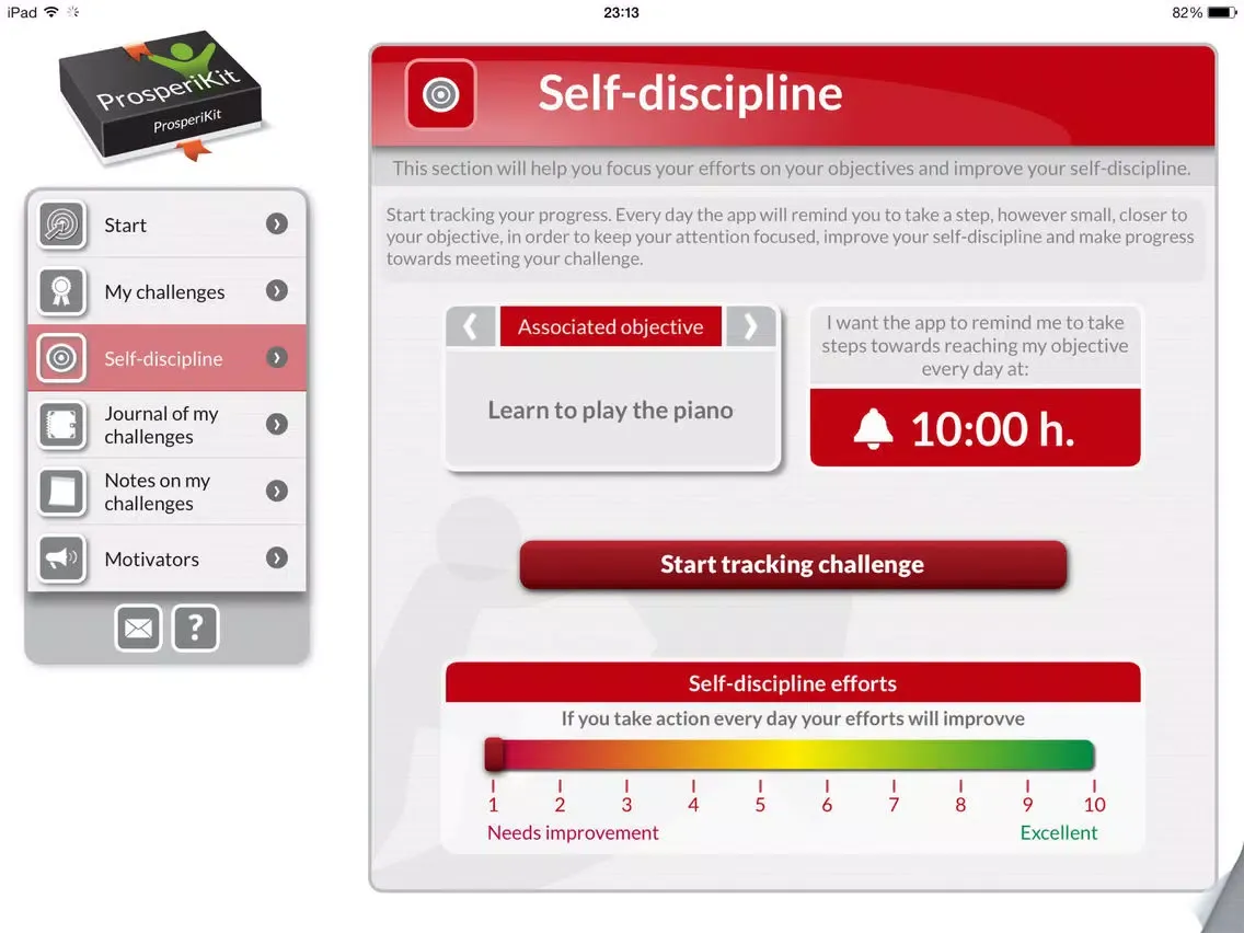 My Challenge: Coaching to reach your goals iPad 应用截图
