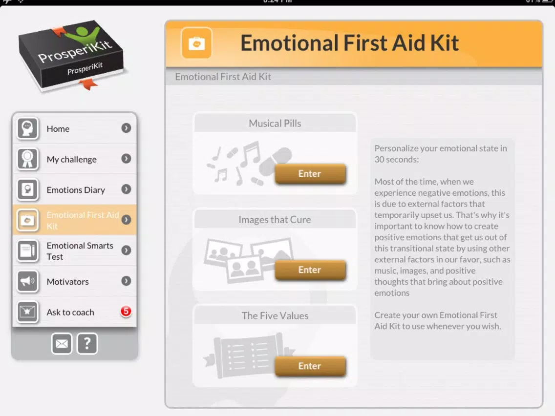 My Emotions: To successfully manage your feelings iPad  Screenshots
