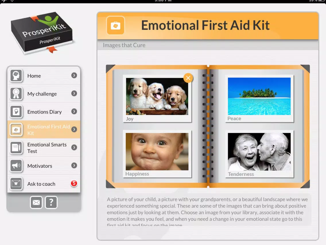 My Emotions: To successfully manage your feelings iPad  Screenshots