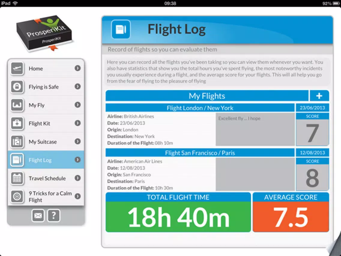My Fly: To stop anxiety & fear of flying iPad  Screenshots