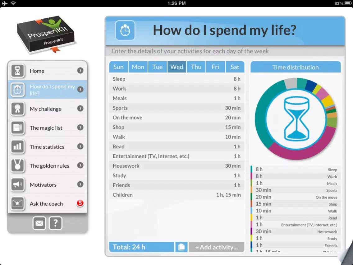 My Time: Time management & Tracking & Schedule iPad  Screenshots