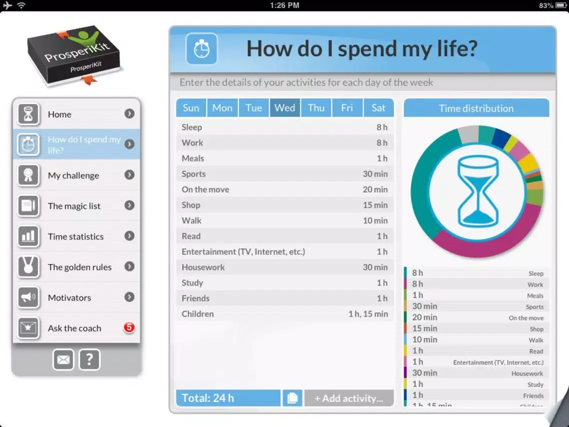 Zrzuty ekranu My Time: Time management & Tracking & Schedule iPad 