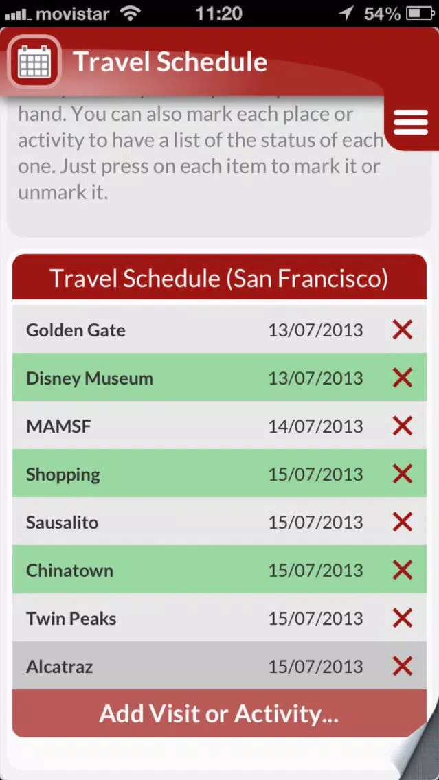 My Trip: To best organize your journeys Screenshots