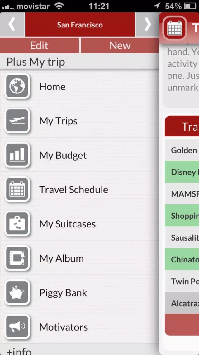 My Trip: To best organize your journeys Screenshots