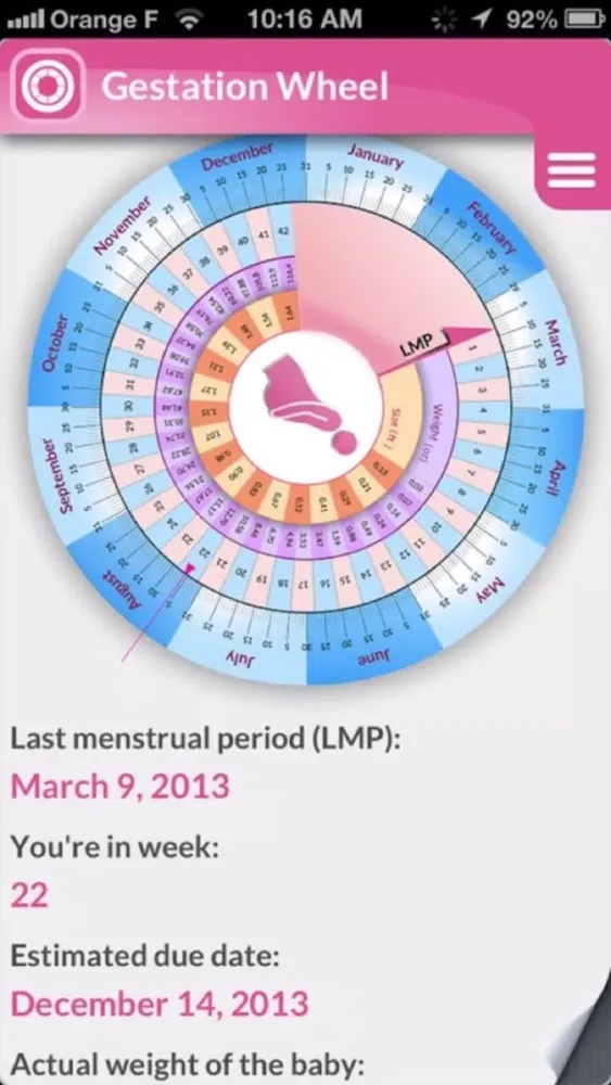 Screenshot di My Pregnancy: To follow & enjoy your pregnancy