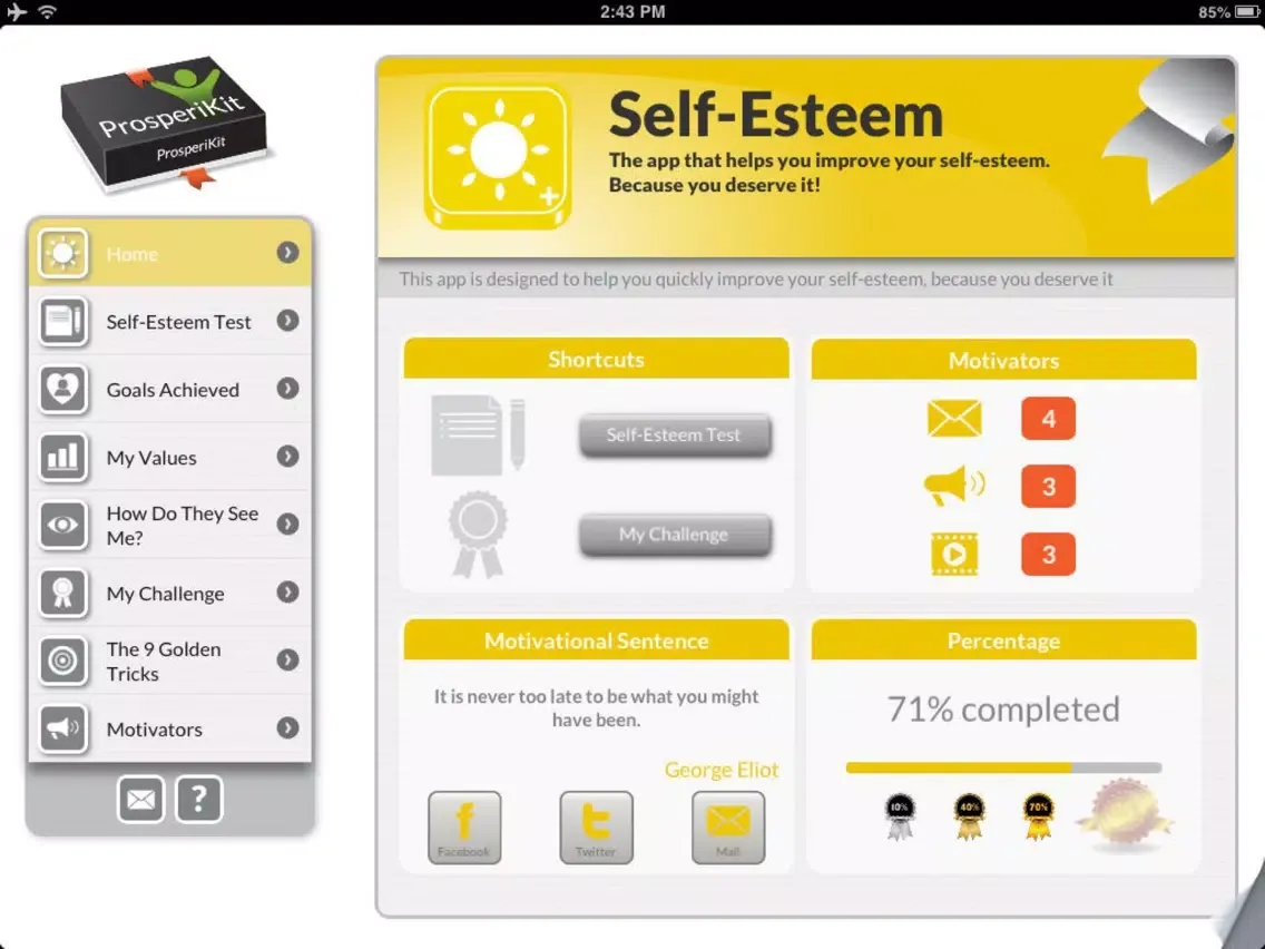 Tangkapan skrin Self Esteem: To improve self-belief & confidence iPad 