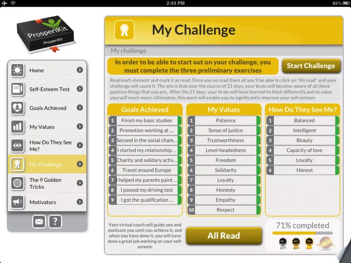 Tangkapan skrin Self Esteem: To improve self-belief & confidence iPad 