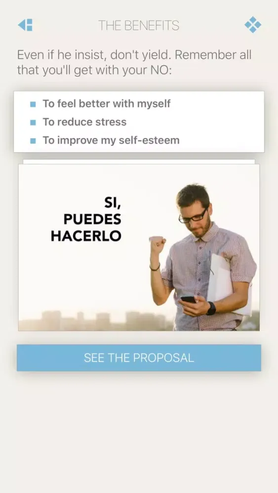 Capturas de pantalla de Xpress Coach - Decir NO