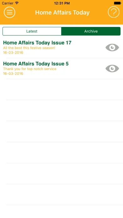Home Affairs Today スクリーンショット