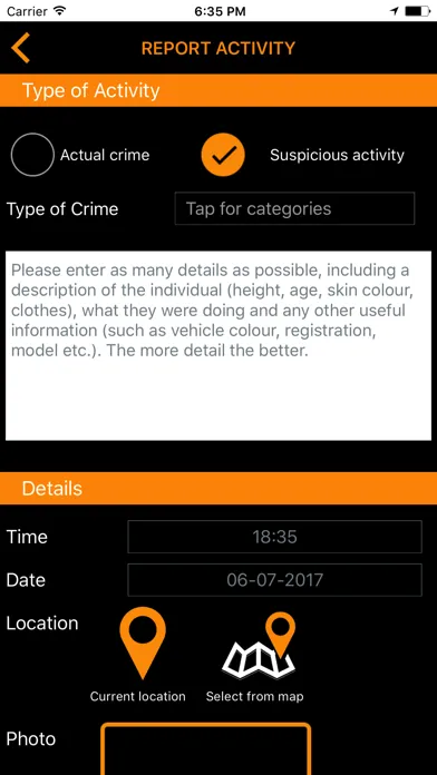Zrzuty ekranu ASA Security