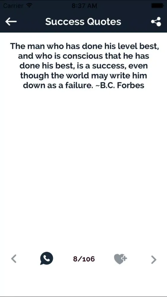 Capturas de pantalla de Success Quotes By World Famous People & Dictator