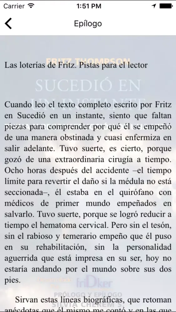 Tangkapan layar Sucedió en un instante