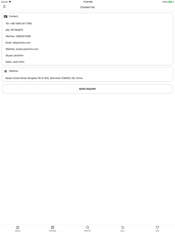 Tangkapan skrin Auto Parts iPad 