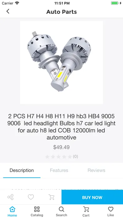 Tangkapan skrin Auto Parts