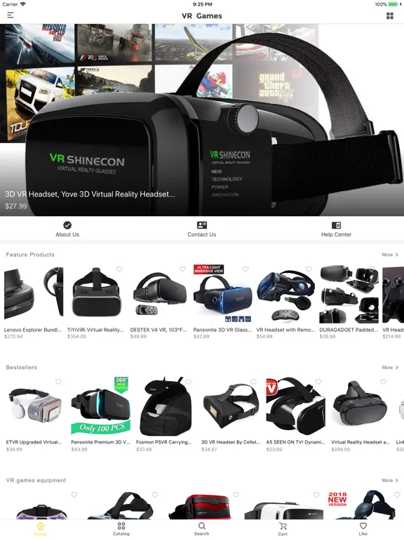 VR Games Equipment iPad 應用截圖