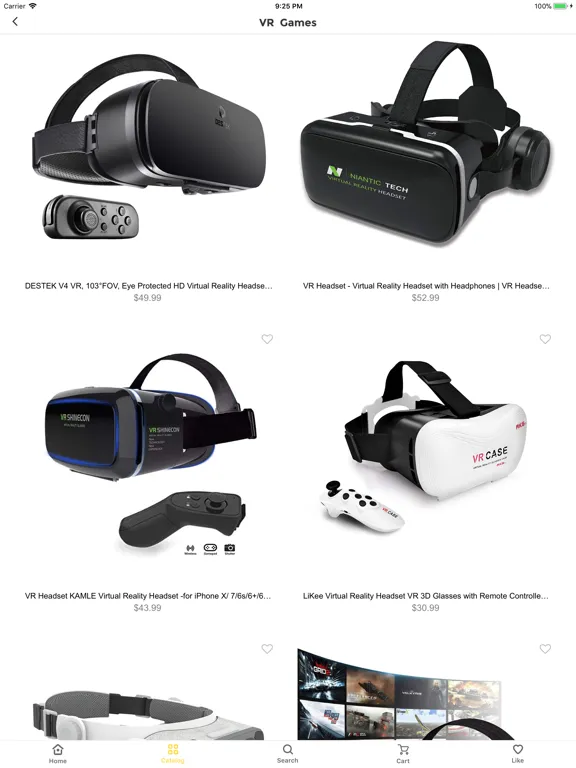 VR Games Equipment iPad 應用截圖