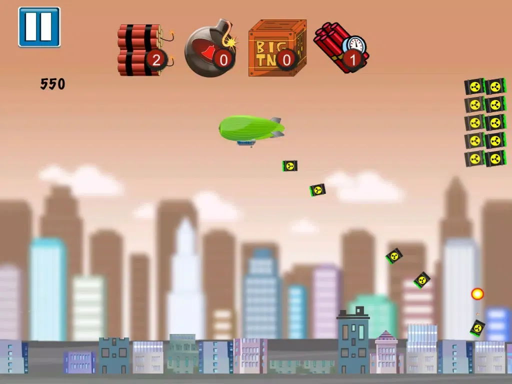 Acid Rain Toxic Barrel Bomb Strike FREE - Bio Hazard Blimp Fleet Panic iPad 应用截图