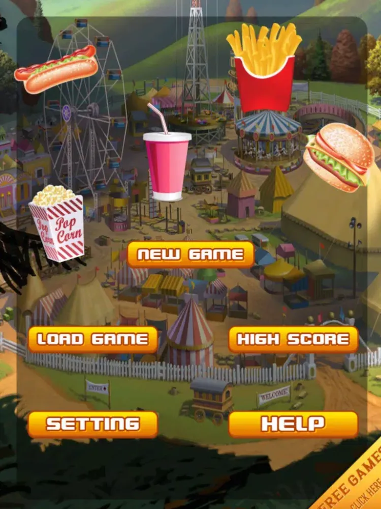 Ảnh chụp màn hình của A Carnival Food Match Maker FREE - The Sweet Fun-Fair Candy Game iPad 