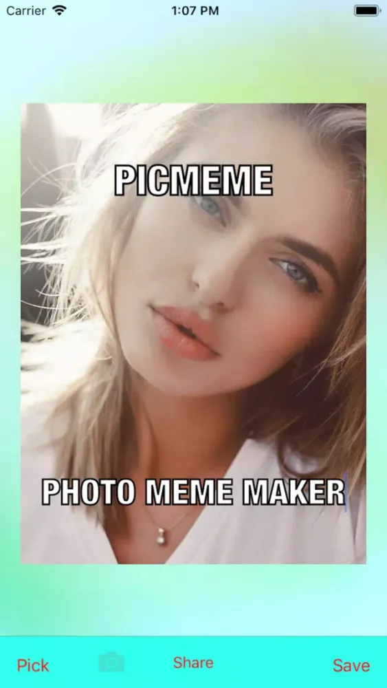 Captures d'écran de PicMeme - Photo Meme Maker