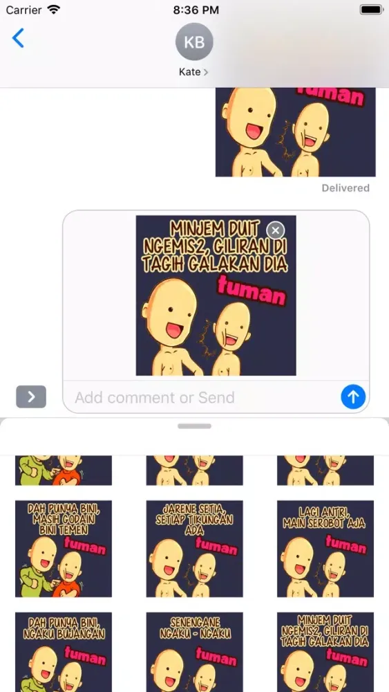 Meme TUMAN Stiker स्क्रीनशॉट