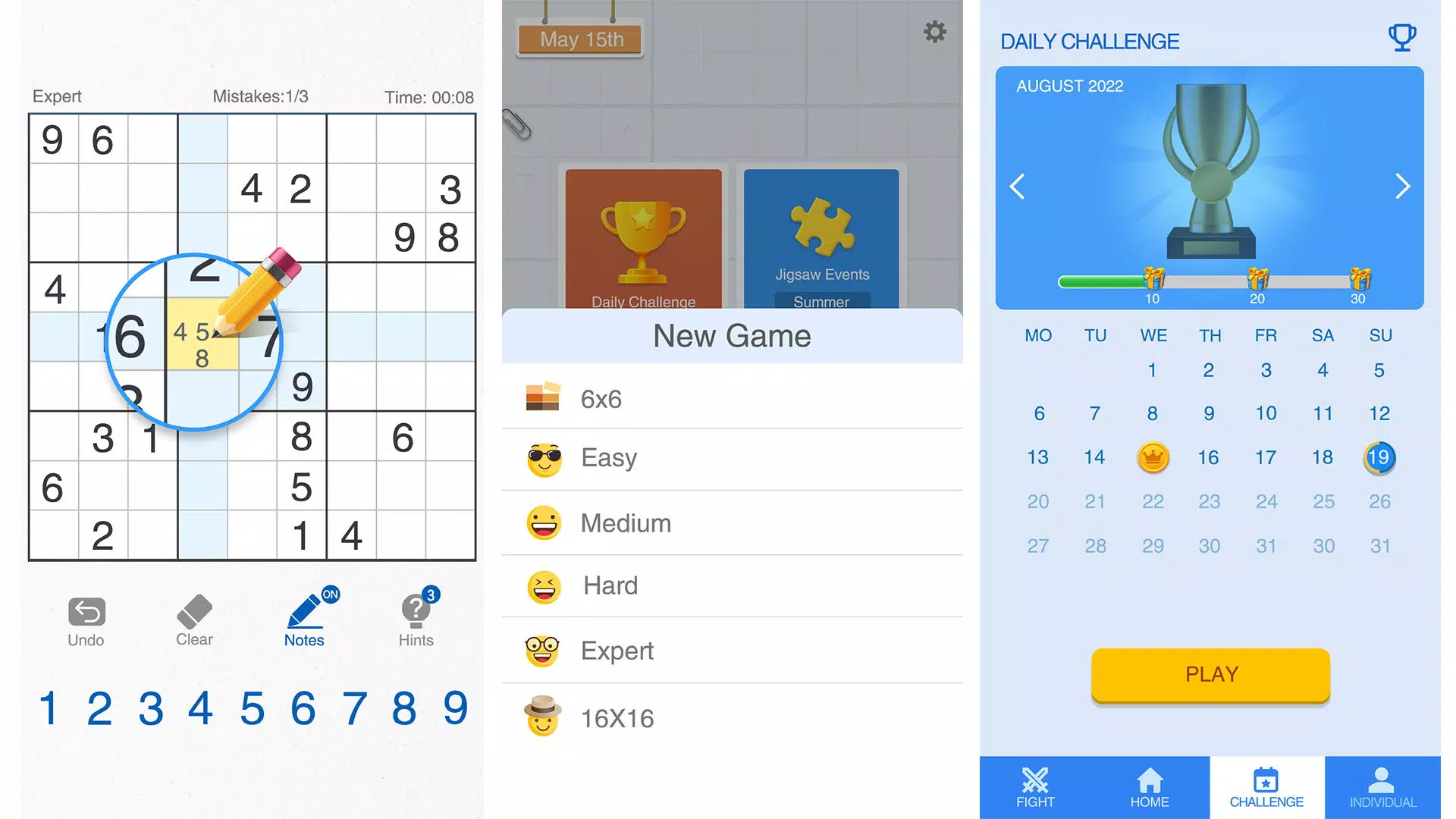 Sudoku-Classic Brain Puzzle Screenshots