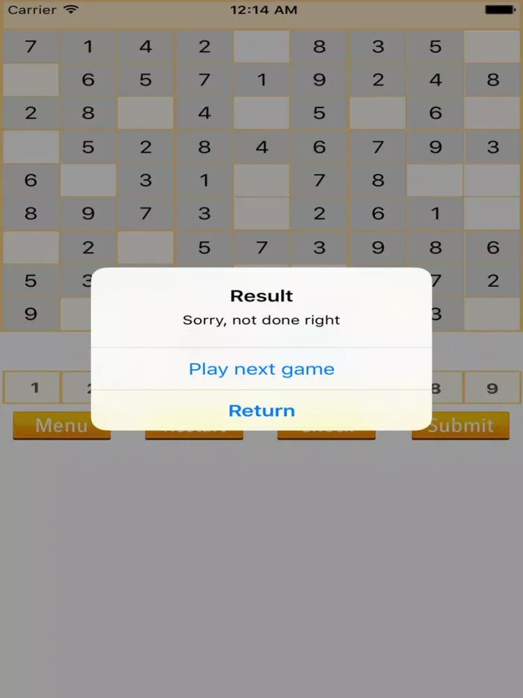 Captures d'écran de Sudoku Boong iPad 