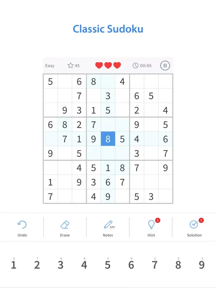 Sudoku Master - sudoku puzzles iPad Screenshots