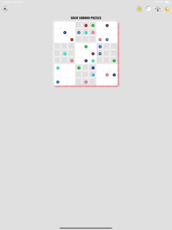 Zrzuty ekranu Sudoku Original Number iPad 