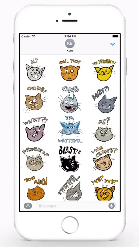 CatMoji Sticker Pack Screenshots