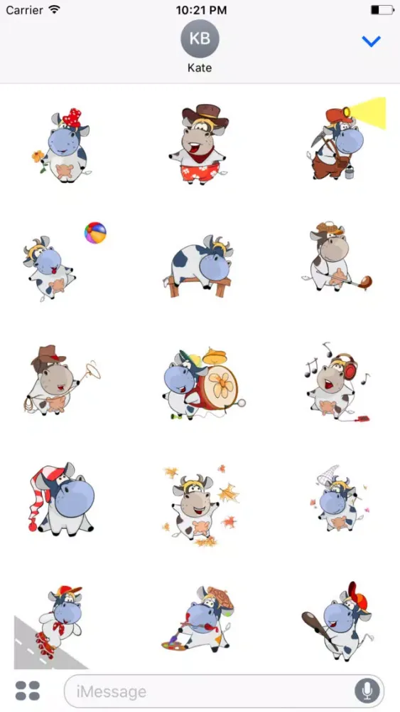 Dancing Cow - Animated Stickers Screenshots