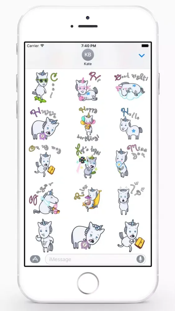 Capturas de tela do Cute Unicorn