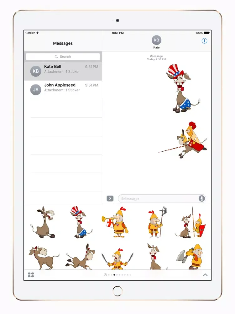 DonkeyMoji iPad  Screenshots
