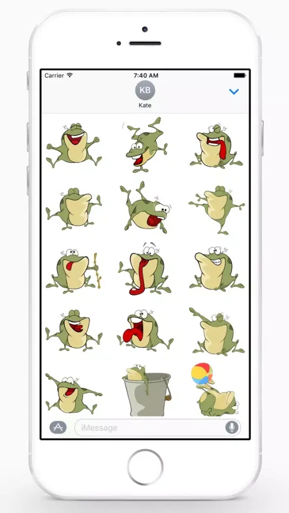 Ảnh chụp màn hình của FrogMoji