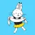 Funny Bunny Stickers