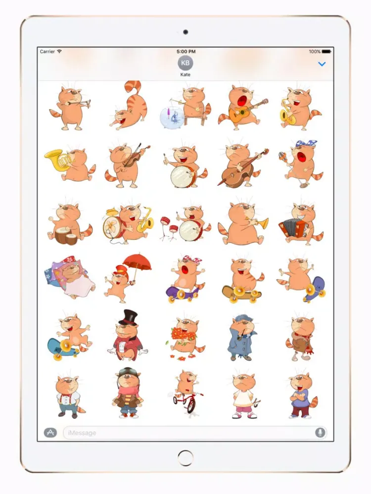Tangkapan skrin Big Fat Cat iPad 
