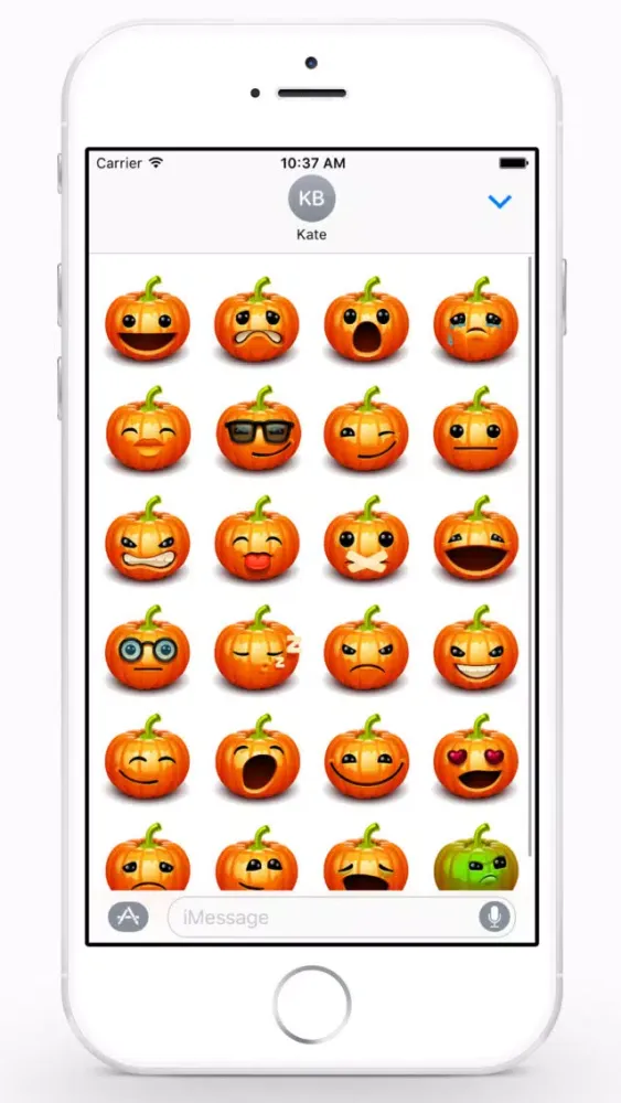 Say it with jack-o'-lantern face स्क्रीनशॉट
