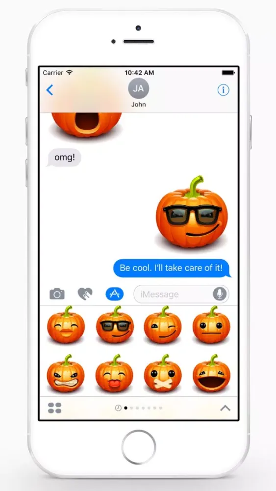 Say it with jack-o'-lantern face स्क्रीनशॉट