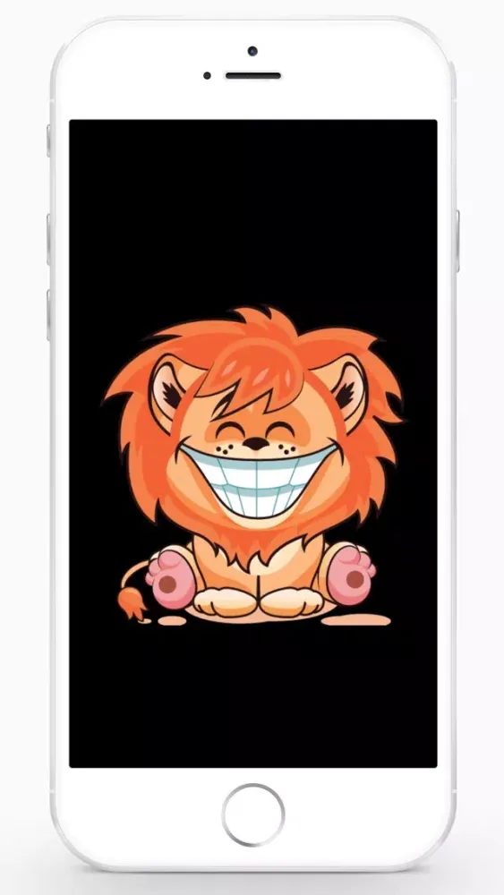 Tangkapan skrin Lion Cub Sticker Pack
